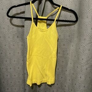 Free People Movement Yellow Racerback Tank Top NWOT Size XS/S